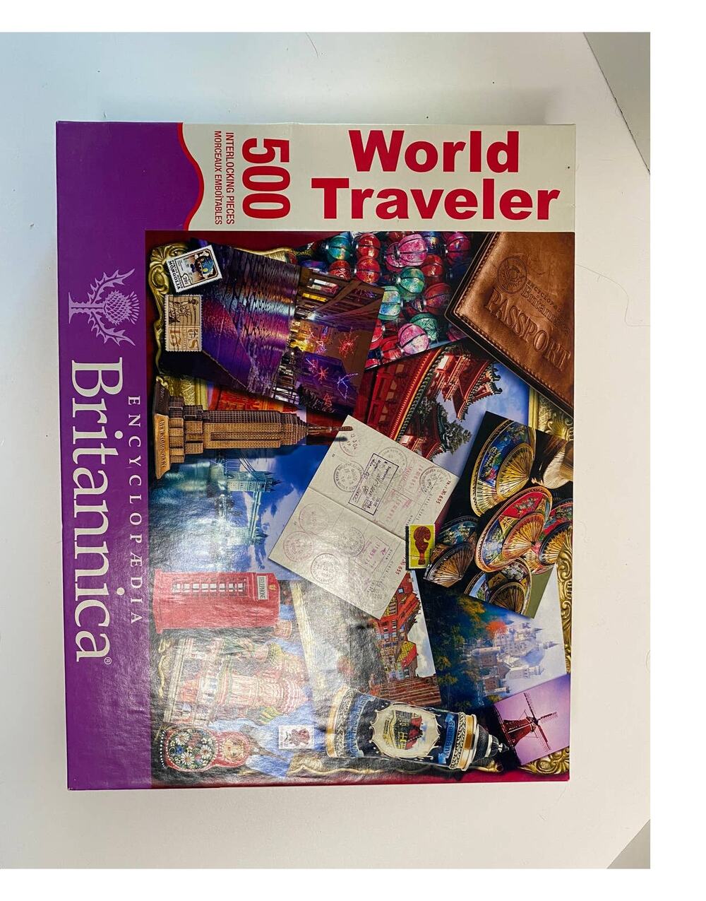 Jigsaw puzzle 500 pc World Traveler, Encyclopedia Brittannica, 2011